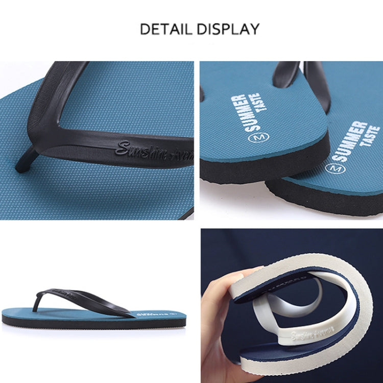 Men Slippers Student Flat Casual Non-Slip Flip Flops