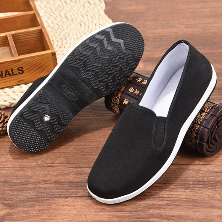 Men Spring and Summer Breathable Slip-on Canvas Breathable Non-slip Work Shoes