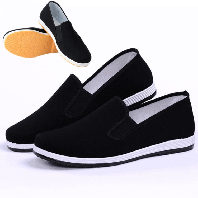 Men Spring and Summer Breathable Slip-on Canvas Breathable Non-slip Work Shoes