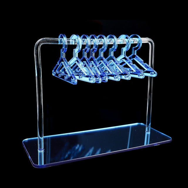 Acrylic Coat Hanger Style Earring Storage Display Stand Holder