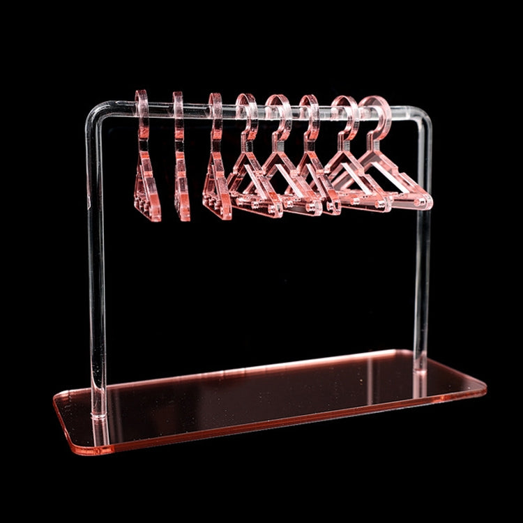 Acrylic Coat Hanger Style Earring Storage Display Stand Holder