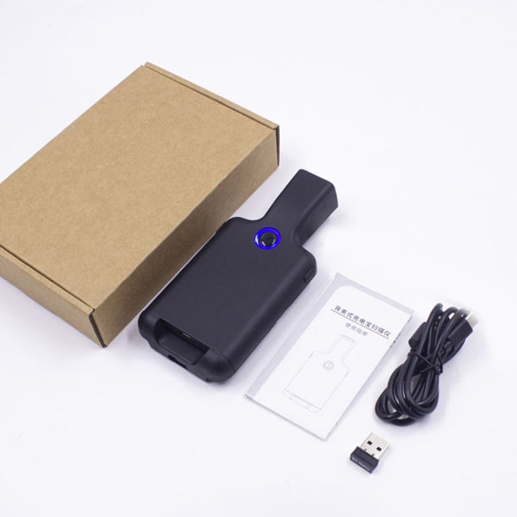HC101D  2D Bluetooth Barcode Scanner Wireless Back Clip Phone Barcode Reader