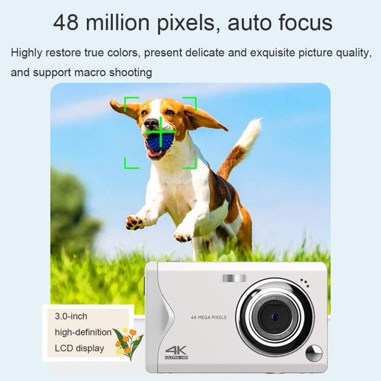 4K HD 3.0-Inch IPS Screen Autofocus HD Digital Camera