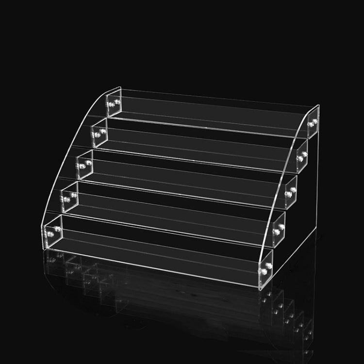 Acrylic Nail Polish Display Rack Transparent Ladder Stand Cosmetic Essential Oil Bottle Holder, 2 Layers, 3 Layers, 5 Layers, 6  Layers, 7 Layers