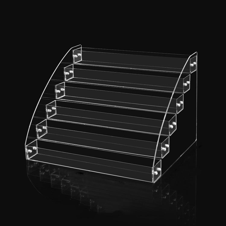 Acrylic Nail Polish Display Rack Transparent Ladder Stand Cosmetic Essential Oil Bottle Holder, 2 Layers, 3 Layers, 5 Layers, 6  Layers, 7 Layers