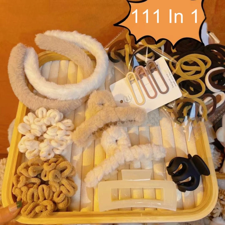 Combination Hair Accessories Grab Clip Hair Ring Set Simple Temperament Headband, 111 In 1, 31 In 1, 67 In 1
