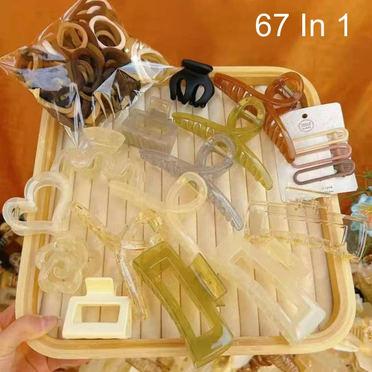 Combination Hair Accessories Grab Clip Hair Ring Set Simple Temperament Headband, 111 In 1, 31 In 1, 67 In 1