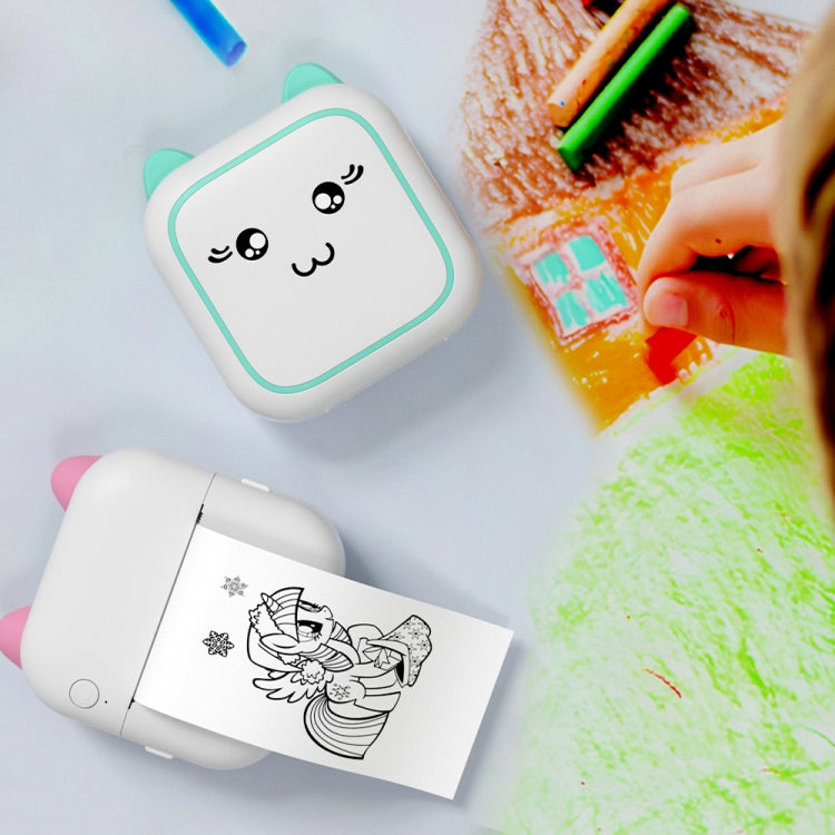 M5 Mini Cartoon Portable Bluetooth Printer Photo Thermal Printer