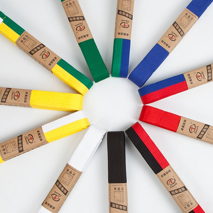 Grade Certified Taekwondo Belt Karate Waist Belt Taekwondo Uniforms Sash, 2.2m, 2.4m, 2.6m