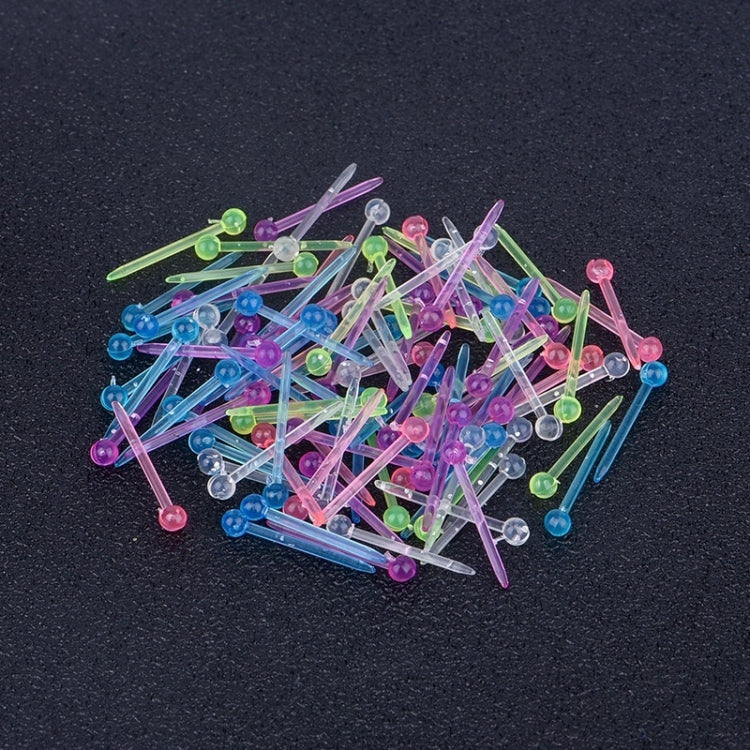 10pcs /Pack Plastic Ear Studs Ear Nurture Sticks Disposable Ear Pins Earrings