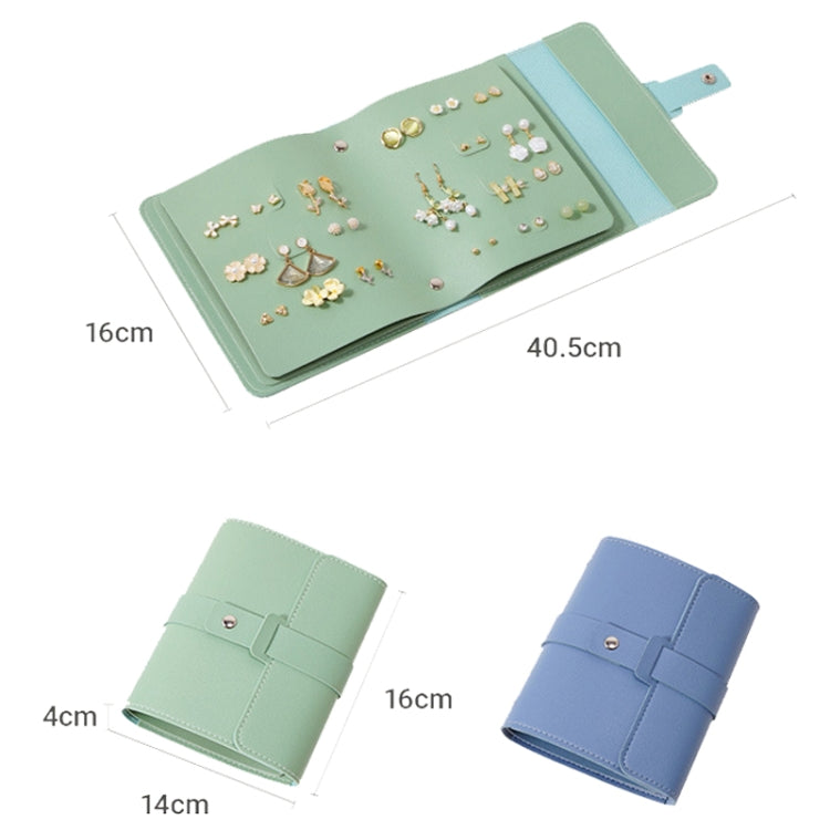 Book Shaped Jewelry Bag Large capacity Travel Portable Multifunctional Earring Storage Bag