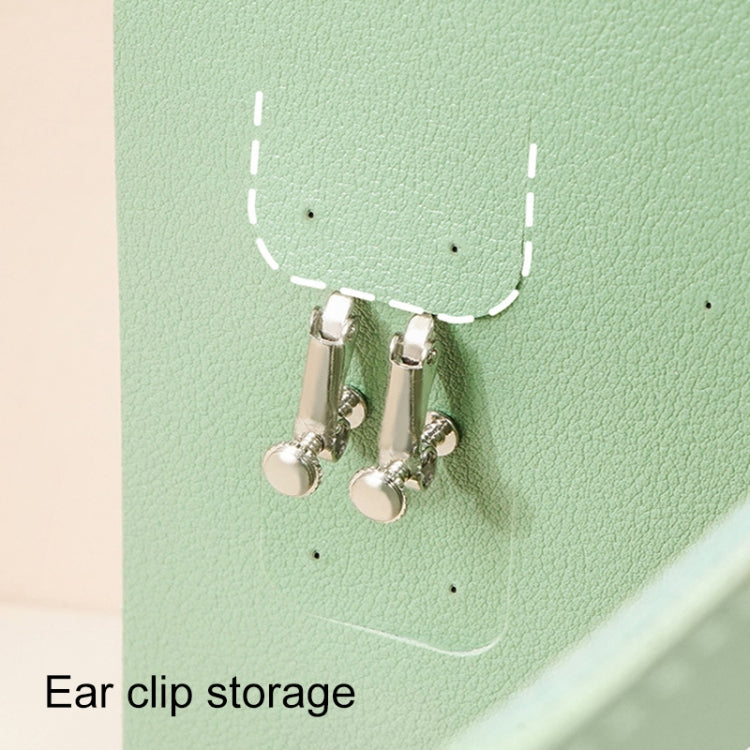 Book Shaped Jewelry Bag Large capacity Travel Portable Multifunctional Earring Storage Bag