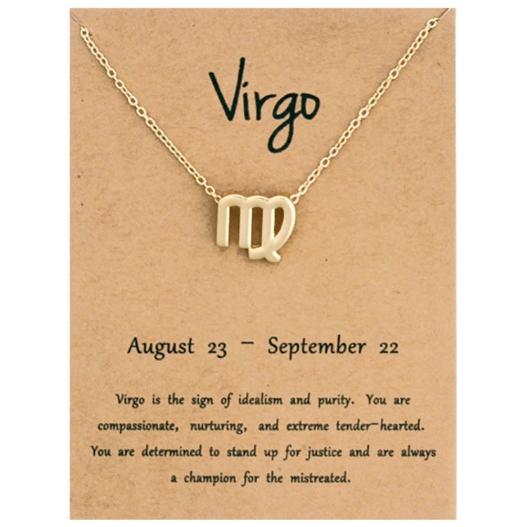 Zodiac Signs Necklace Electroplate Alloy Short Chain Jewelry, Aries Golden, Cancer Golden, Libra Golden, Virgo Golden, Leo Golden, Aquarius Golden, Pisces Golden, Taurus Golden, Capricorn Golden, Sagittarius Golden, Scorpio Golden, Gemini Golden       ...