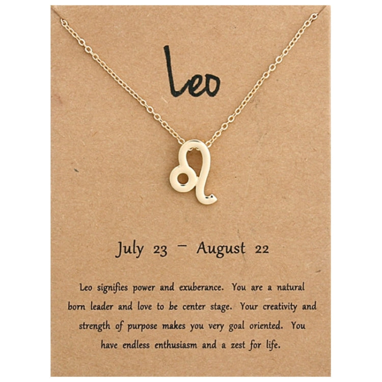 Zodiac Signs Necklace Electroplate Alloy Short Chain Jewelry, Aries Golden, Cancer Golden, Libra Golden, Virgo Golden, Leo Golden, Aquarius Golden, Pisces Golden, Taurus Golden, Capricorn Golden, Sagittarius Golden, Scorpio Golden, Gemini Golden       ...