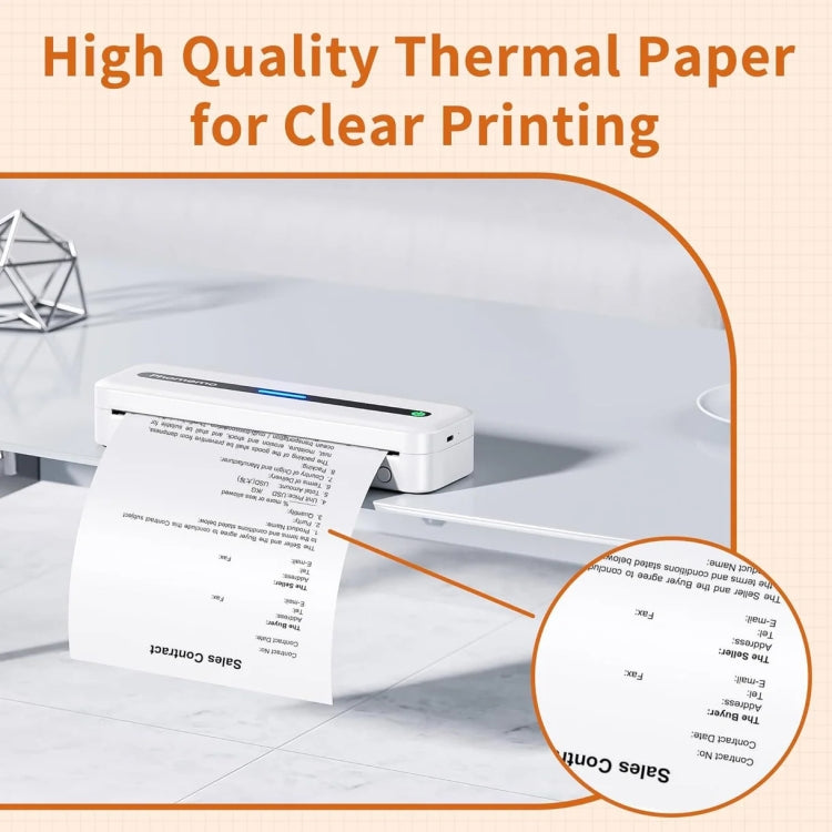 Writing Quick-Drying Thermal Paper 10-Year Long-Lasting For M832 / M833 / M834 / M835 Printer, Phomemo 3rolls /Box 53mm, Phomemo 3rolls /Box 80mm, Phomemo 3rolls /Box 110mm, Phomemo 2rolls /Box A4, Phomemo 4rolls /Box A4, Phomemo 2rolls /Box Letter    ...