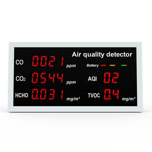 5-in-1 Indoor Home Portable Air Monitor TVOC Formaldehyde Detector