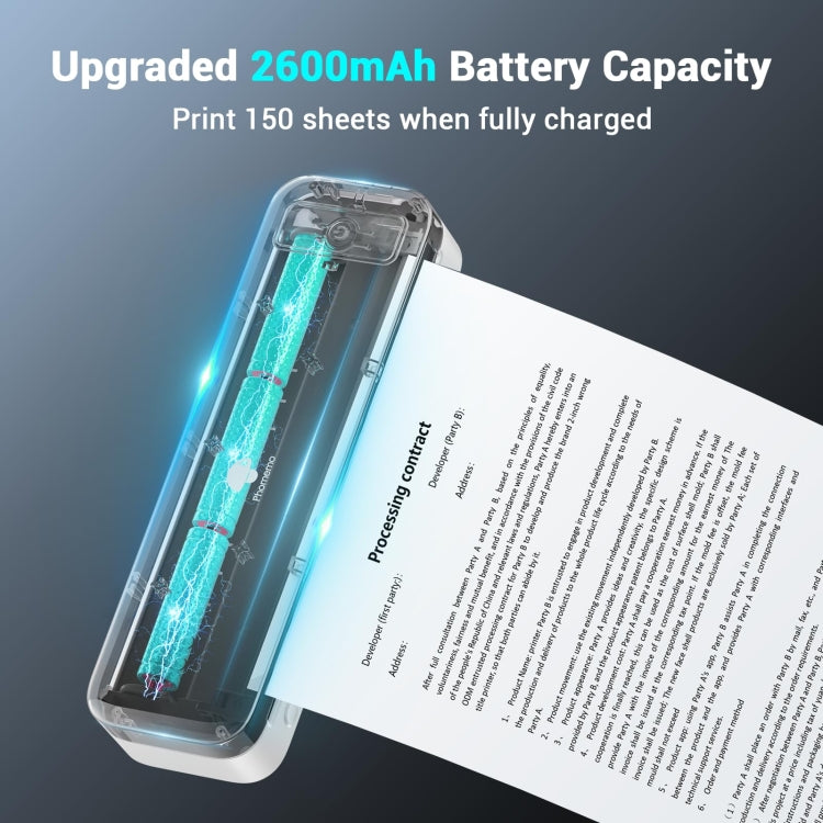 Phomemo M835  Wireless Bluetooth Thermal Printer Support Multi-Size Thermal Paper