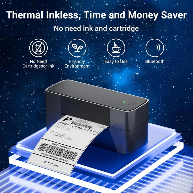 Phomemo PM245-BT Bluetooth Shipping Label Printer Support Labels Width  1- 4.6 Inch