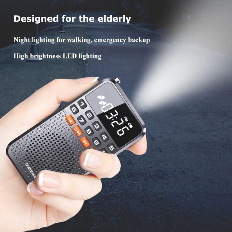 Rolton T1 Portable Radio Receiver Old People Singing Opera Player Mini Stereo Walkman
