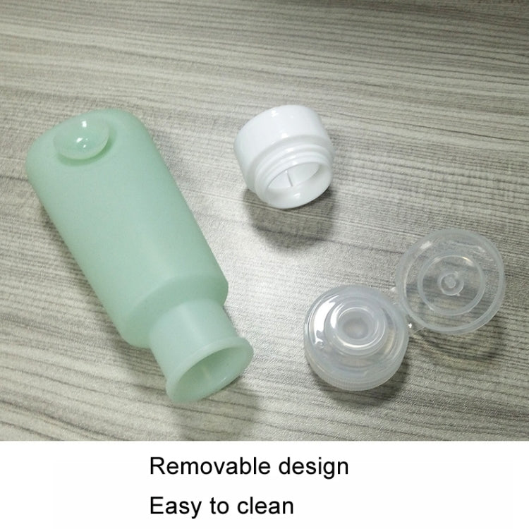 60ml Silicone Suction Cup With Brush Squeezed Bottle Portable Travel Storage Bottle
