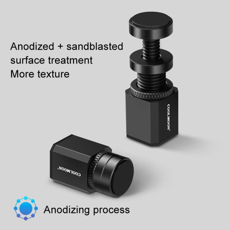 COOLMOON Graphics Card Stand Desktop Computer Graphics Card Vertical Top Support Bracket Screw Telescopic Support Rods, 2.8-5cm (Black), 2.8-5cm (Silver), 5-8cm (Black), 5-8cm (Silver), 7.5-12cm (Black), 7.5-12cm (Silver)