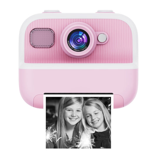 M8 2.4-Inch 1080P HD 2400W Pixel Dual-Camera Children Thermal Printing Camera, Pink, Blue, Purple, Pink+32GB, Blue+32GB, Purple+32GB