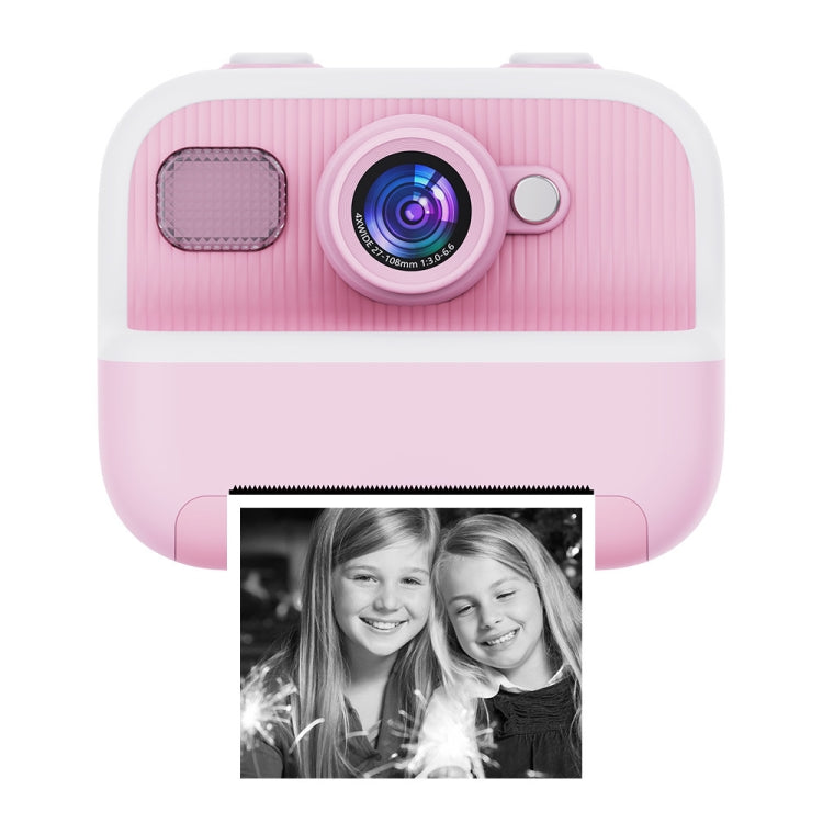 M8 2.4-Inch 1080P HD 2400W Pixel Dual-Camera Children Thermal Printing Camera, Pink, Blue, Purple, Pink+32GB, Blue+32GB, Purple+32GB