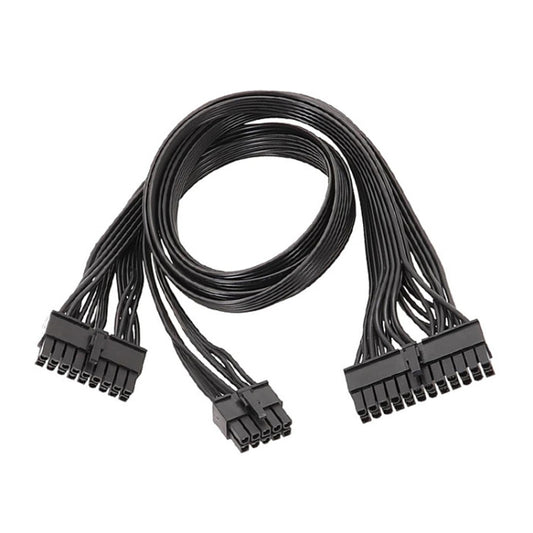 For EVGA 10Pin / 18Pin To 24Pin Flat Cable Module Cable Graphics Card Block Cord