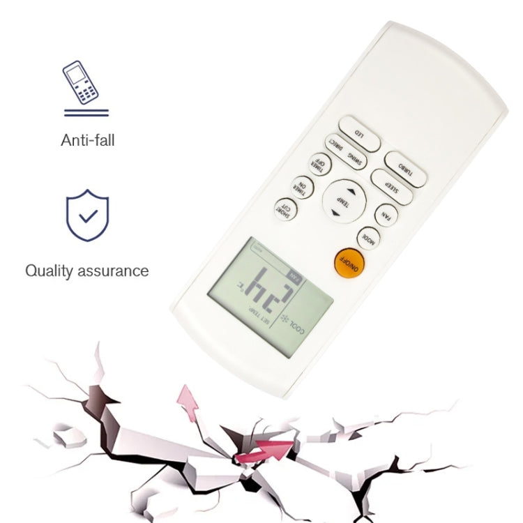 For Midea Air Conditioner RG57B-BGE Remote Control, RG57B-BGE