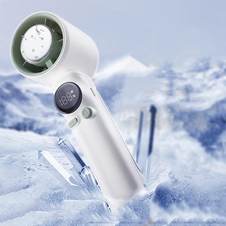 Turbo Handheld Small Fan Outdoor 100-speed Cooling Fan Built-in 4000 mAh Battery