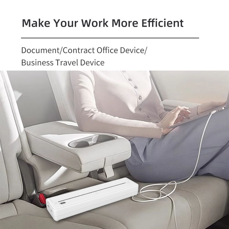 A4-XZ 203DPI A4 Home Portable Smart Wireless Inkless Thermal Printer