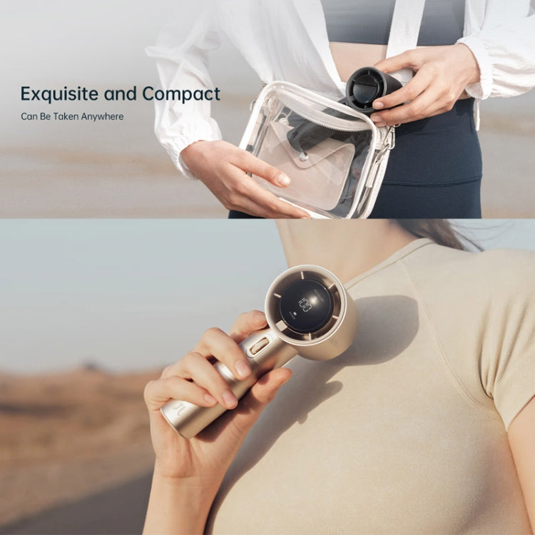 JisuLife FA53 Pro 1 High-speed Powerful Cooling Handheld Small Fan Mini Portable USB Rechargeable Desktop Fan