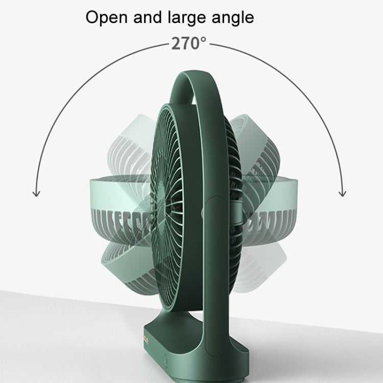 JisuLife FA19 4000mAh Wireless Rechargeable Desktop Mini Fan Silent Portable Fan