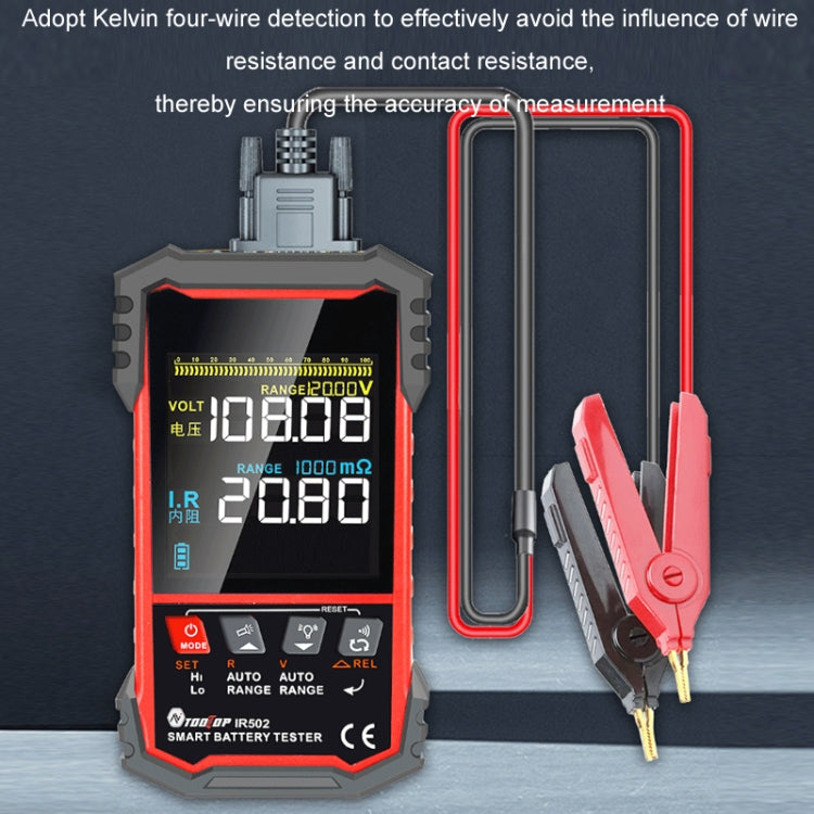 Battery Internal Resistance Tester Lead-Acid Alkaline Lithium Battery Tester