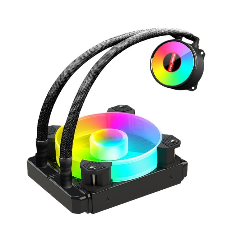 COOLMOON RGB120 5V ARGB Integrated Single Row Multi-Platform CPU Cooler, RGB120