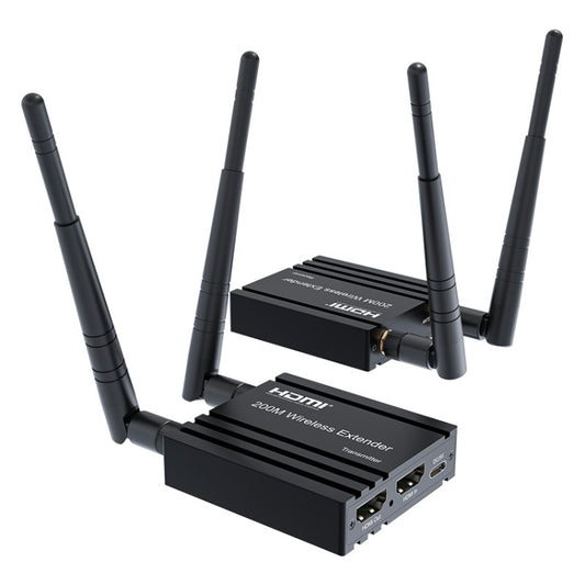 200m Wireless HDMI Extender Signal Amplifier, Transmitter+Receiver