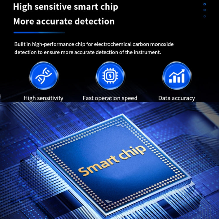 Portable Carbon Monoxide Detector Outdoor Home Detection Alarm