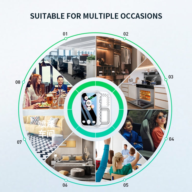 Haze Dust Air Quality Temperature Humidity Detector