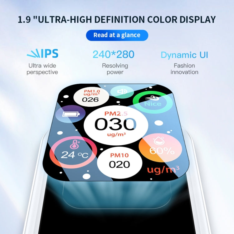 Haze Dust Air Quality Temperature Humidity Detector