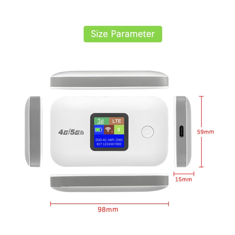 4G Portable WiFi Wireless Type-C Plug And Play LTE Router Car Mobile Hotspot