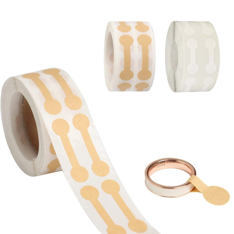 2pcs Jewelry Price Decoration Natural Kraft Paper Stickers