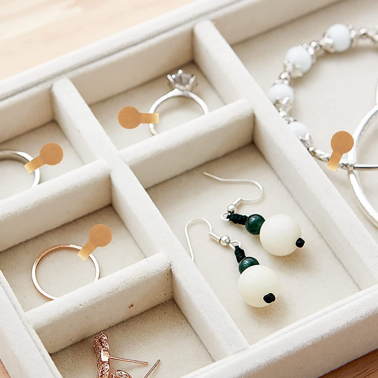 2pcs Jewelry Price Decoration Natural Kraft Paper Stickers