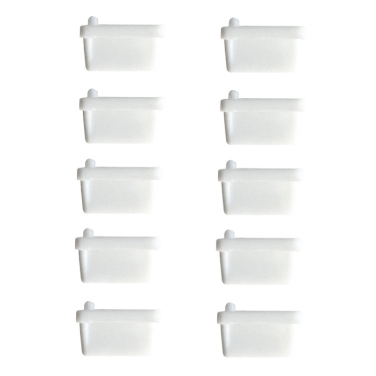 10pcs /Set USB 2.0 Female Port Dust Plug Charging Port Silicone Cover