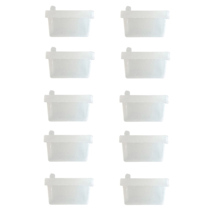 10pcs /Set USB 2.0 Female Port Dust Plug Charging Port Silicone Cover
