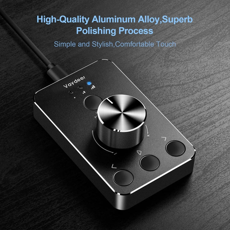 Vaydeer JP2011 USB Computer Volume Adjustment Controller Desktop Multimedia Rotary Button