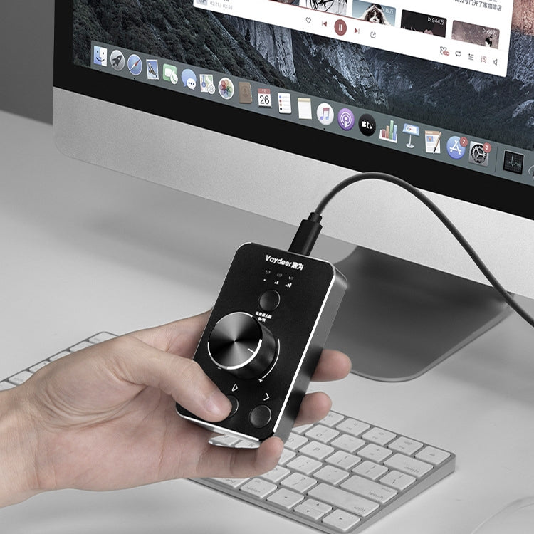 Vaydeer JP2011 USB Computer Volume Adjustment Controller Desktop Multimedia Rotary Button