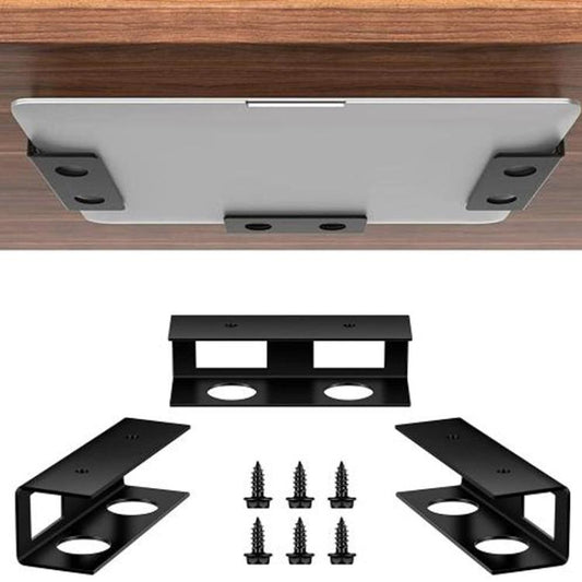 Under Desk Laptop Tablet Storage Mount Kit Office Storage Organize