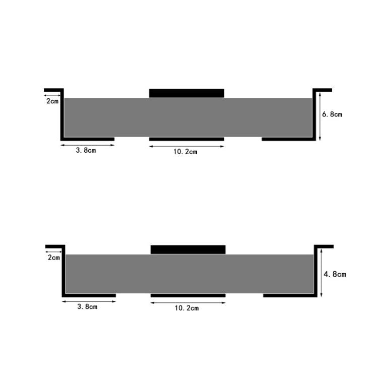 Under Desk Laptop Tablet Mini PC Storage Stand Metal Invisible Tray Rack