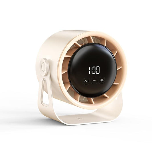 100-Gear High-Speed Circulating Fan Rechargeable Desktop Digital Display Turbo Wall-Mounted Fan