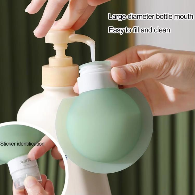 Silicone Bottle Lotion Container Squeeze Refillable Travelling Cream Shampoo Container